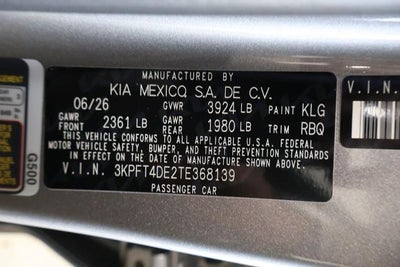2026 Kia K4 LXS