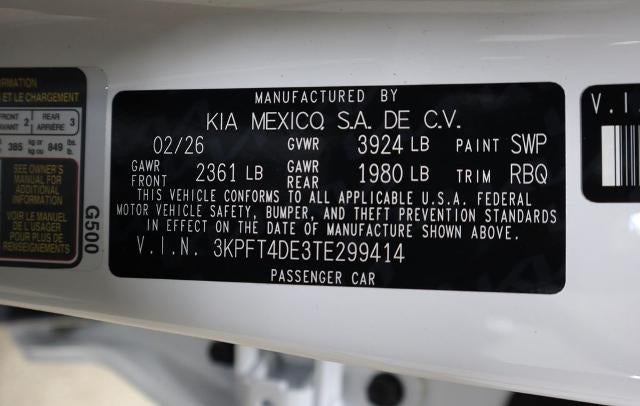 2026 Kia K4 LXS