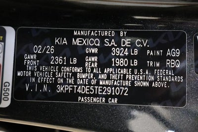 2026 Kia K4 LXS