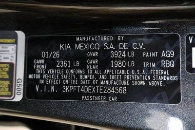 2026 Kia K4 LXS