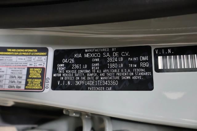 2026 Kia K4 EX
