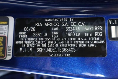 2026 Kia K4 EX