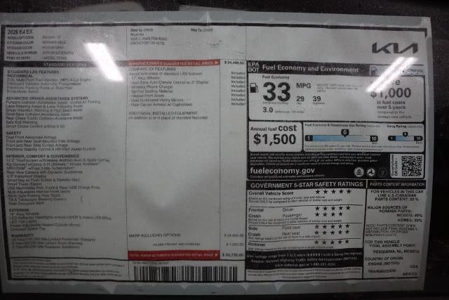2026 Kia K4 EX