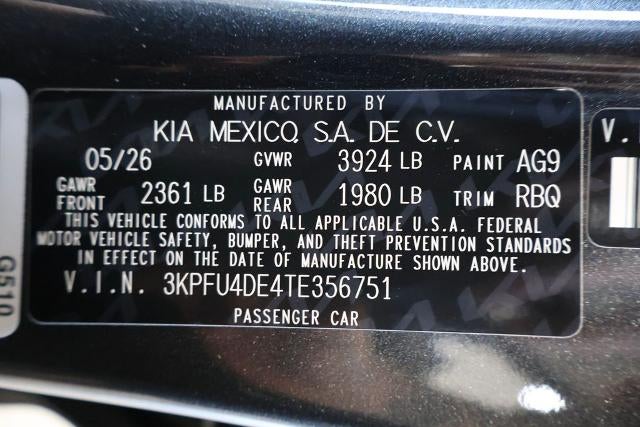 2026 Kia K4 EX