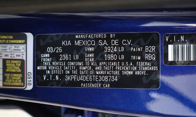 2026 Kia K4 EX