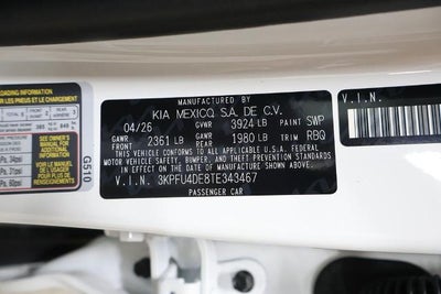 2026 Kia K4 EX