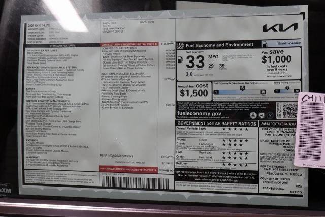 2026 Kia K4 GT-Line