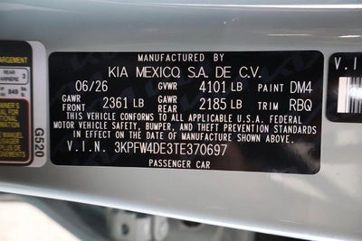 2026 Kia K4 GT-Line