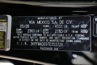 2026 Kia K4 GT-Line