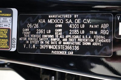 2026 Kia K4 GT-Line