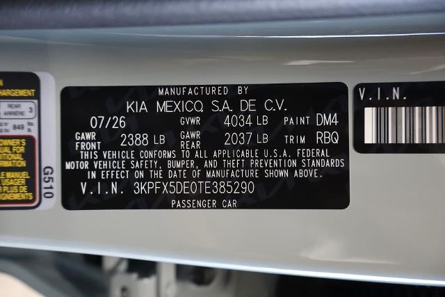 2026 Kia K4 Hatchback EX