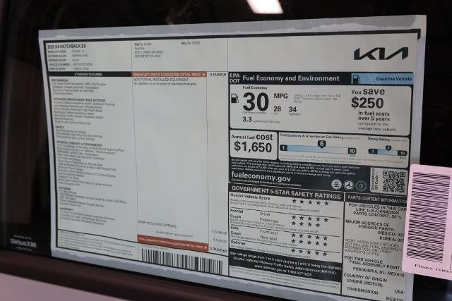 2026 Kia K4 Hatchback EX