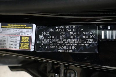 2026 Kia K4 Hatchback EX