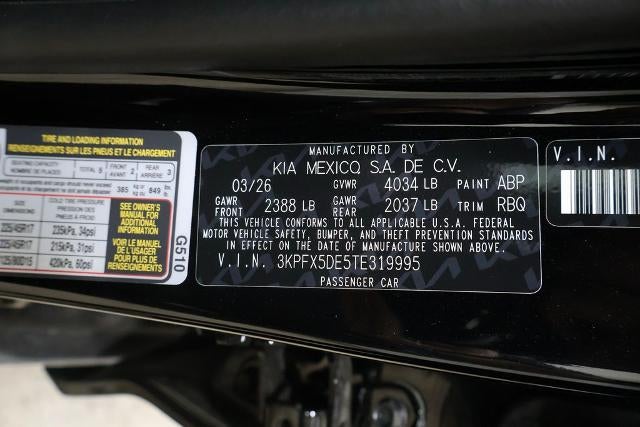 2026 Kia K4 Hatchback EX