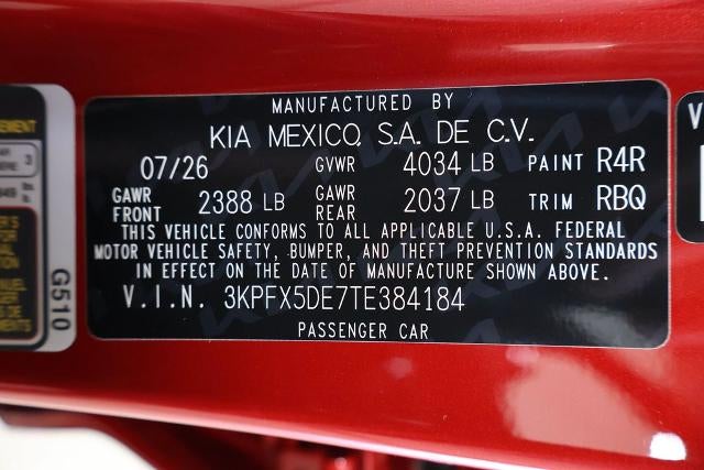 2026 Kia K4 Hatchback EX