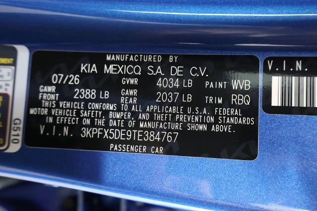 2026 Kia K4 Hatchback EX