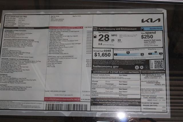 2027 Kia Sportage EX