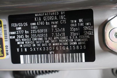 2026 Kia Sportage EX