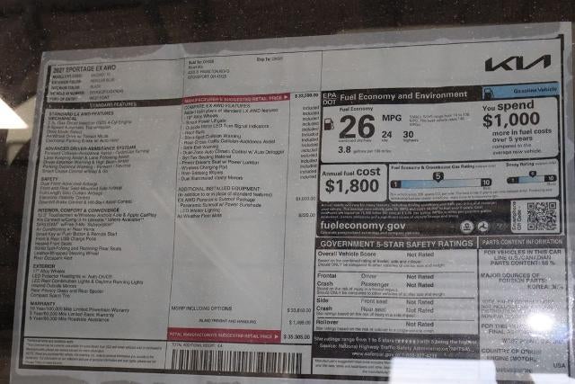 2027 Kia Sportage EX