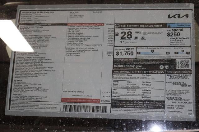 2026 Kia Sportage SX-Prestige