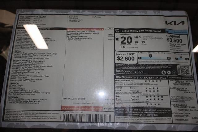 2025 Kia Telluride EX