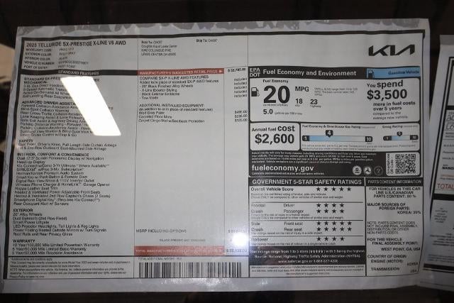 2025 Kia Telluride SX-Prestige X-Line