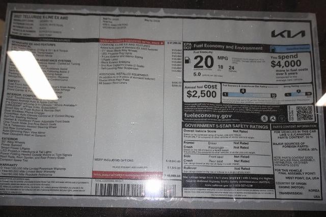 2027 Kia Telluride X-Line EX