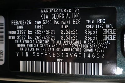 2027 Kia Telluride X-Line EX