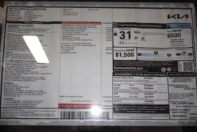 2027 Kia Telluride Hybrid X-Line SX