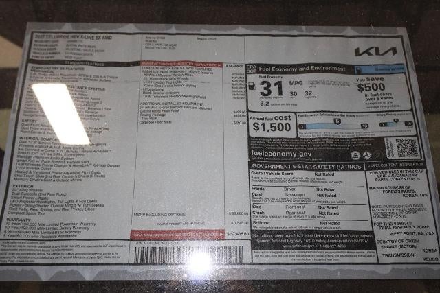 2027 Kia Telluride Hybrid X-Line SX