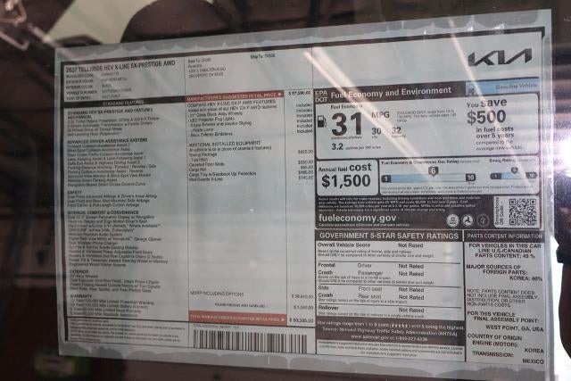 2027 Kia Telluride Hybrid X-Line SX-Prestige