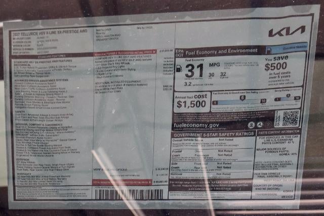 2027 Kia Telluride Hybrid X-Line SX-Prestige