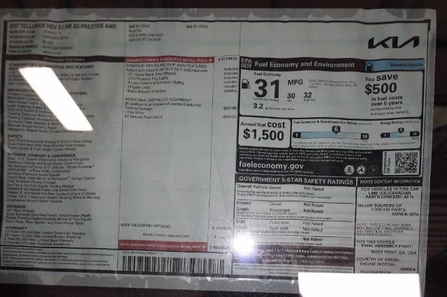 2027 Kia Telluride Hybrid X-Line SX-Prestige