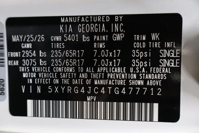 2026 Kia Sorento LX