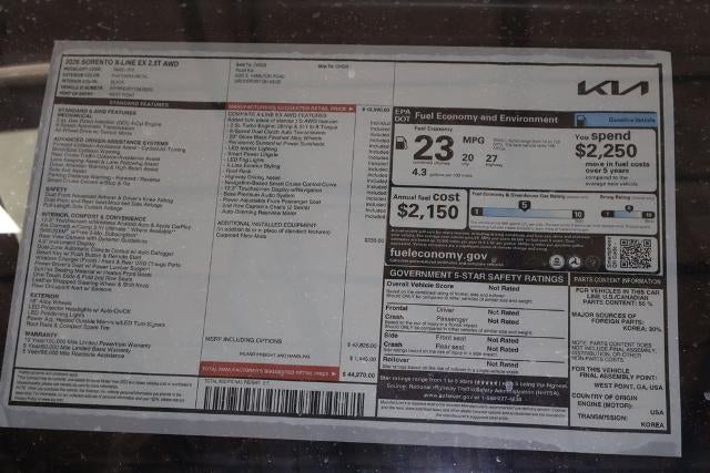 2026 Kia Sorento X-Line EX