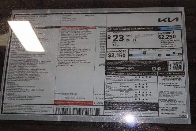 2026 Kia Sorento X-Line EX