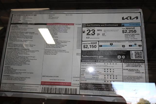 2026 Kia Sorento X-Line EX