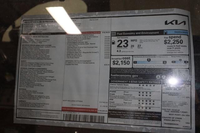 2026 Kia Sorento X-Line SX Prestige