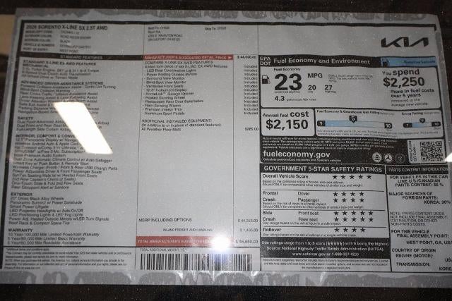 2026 Kia Sorento X-Line SX