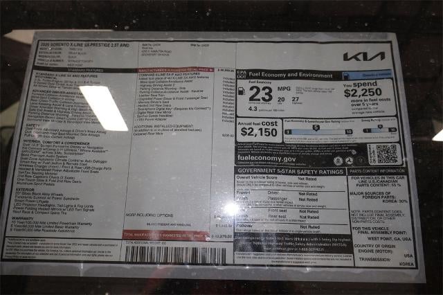 2026 Kia Sorento X-Line SX Prestige