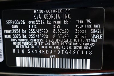 2026 Kia Sorento X-Line SX