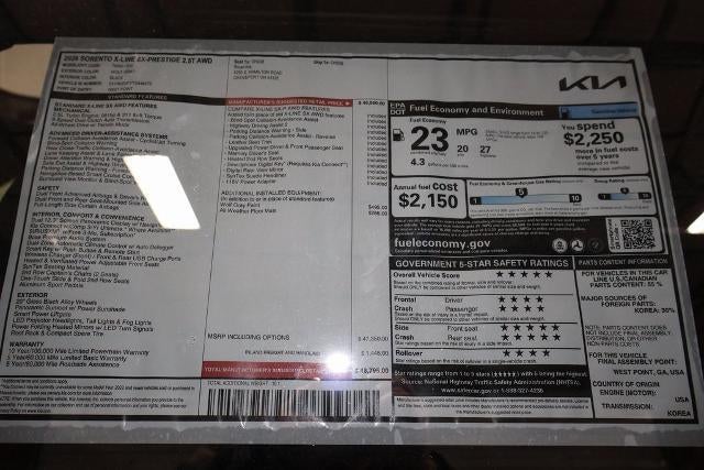 2026 Kia Sorento X-Line SX Prestige