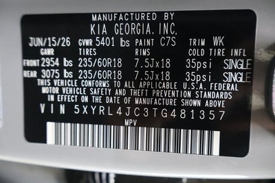 2026 Kia Sorento S