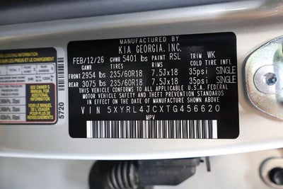 2026 Kia Sorento S