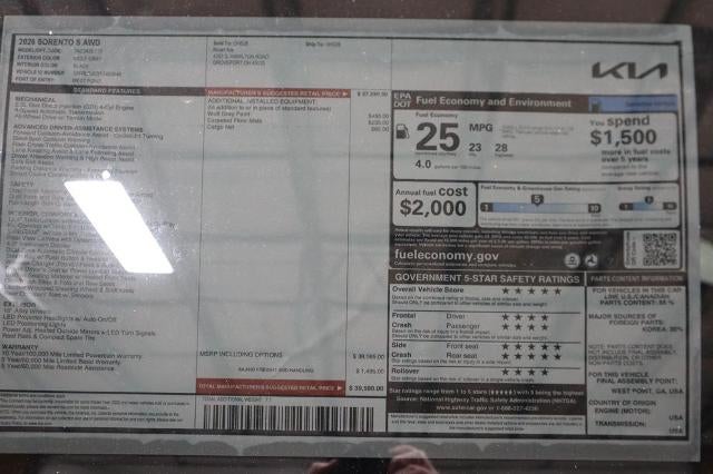 2026 Kia Sorento S