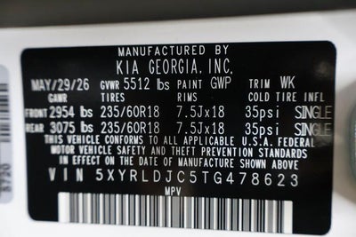 2026 Kia Sorento S