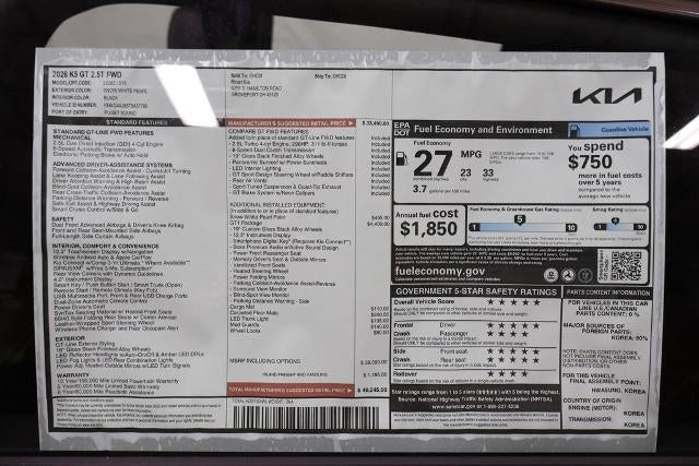 2026 Kia K5 GT