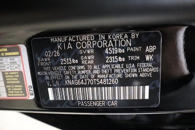2026 Kia K5 GT-Line