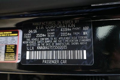 2026 Kia K5 GT-Line