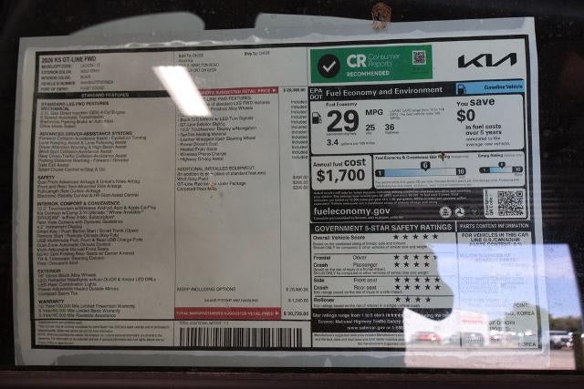 2026 Kia K5 GT-Line